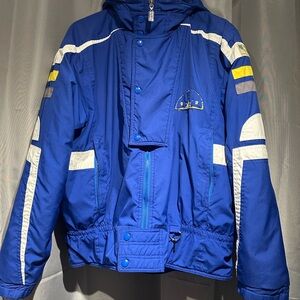 Vintage Sports Illustrated Blue Hooded Jacket